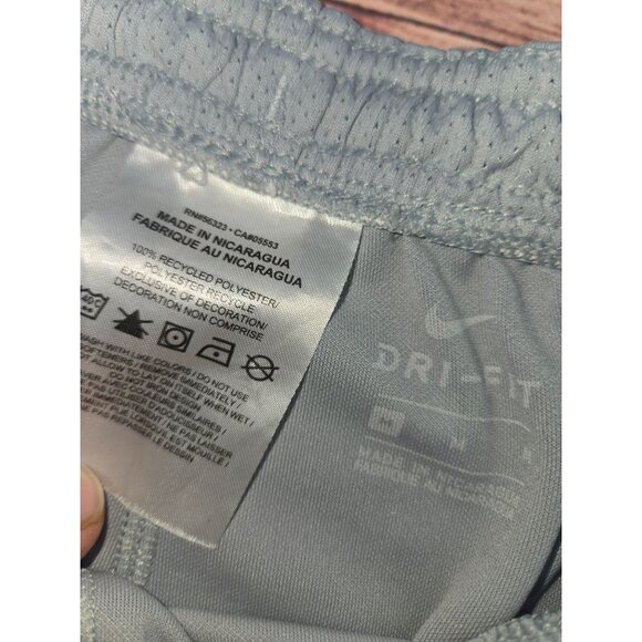 Nike Dri-FIT Womens Gray Athletic Shorts Medium - Picture 3 of 5